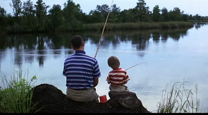 Forest Gump Fishing With His Son